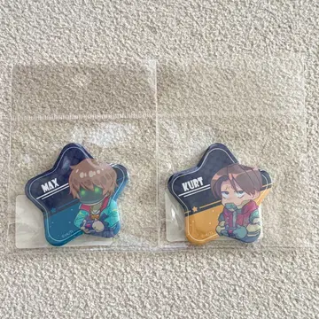 은하 특급 밀키 웨이 별 모양 캔뱃지 카트 맥스 세트