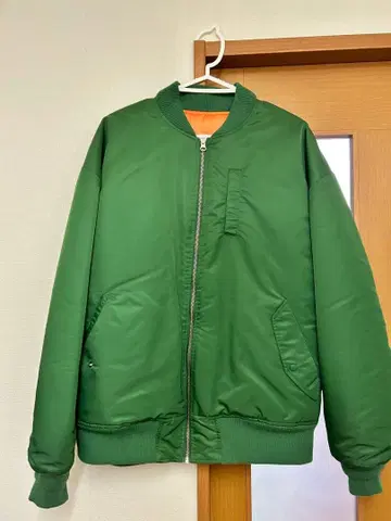 RVCA 그린 MA-1 자켓