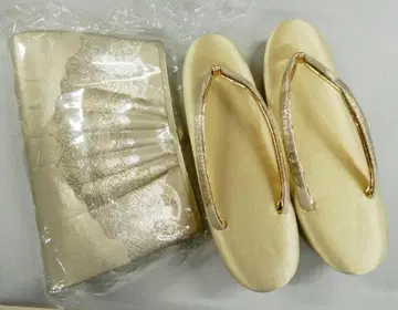 순수 실크 사카니시 조리 백 세트 미사용품 약 23.5cm