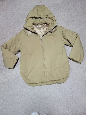 GALLARDAGALANTE NAVY 후드 부착 베이지 점퍼