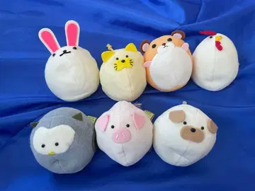 팜 빈즈 오테다마 봉제 인형 레트로