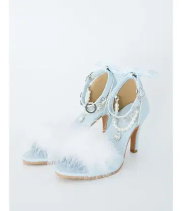 [미개봉 새상품] 반짝반짝 페더 뮬