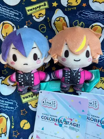 프로세카 후와푸치 마스코트 비비버스 시노노메 아키토 아오야기 토우야 세트