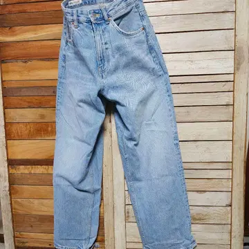 ZARA 데미지 가공 와이드 팬츠 데님 남성용 EUR40