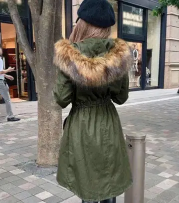 Rady 퍼가 달린 롱 모즈 코트 M