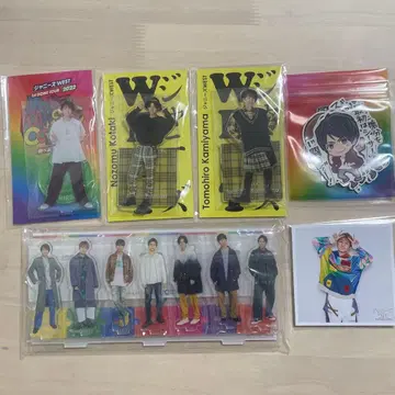 WEST. 아크릴 스탠드 카미야마 토모히로 코타키 노조무 사진, 스티커