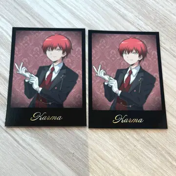 암살교실 E-DINER 포토 카드 아카바네 카르마