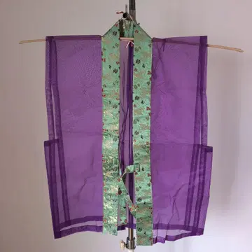 무용 보라색 겉옷