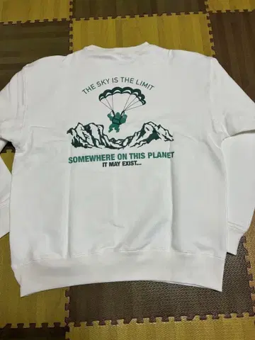 [ 새상품 ] 반스 BARNS 슈퍼 헤비웨이트 맨투맨 화이트 L