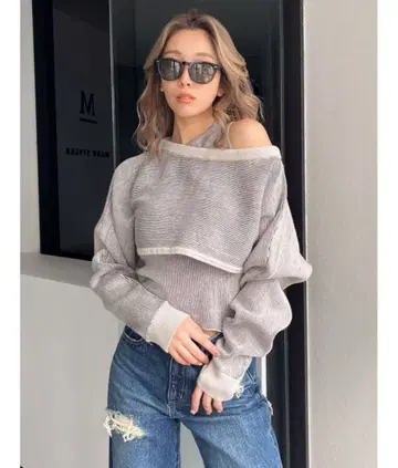 [ GYDA ] MANY WAY 니트 SET 상의