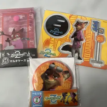 Zootopia2 주토피아 닉 아크릴 스탠드 1번 복권 세트