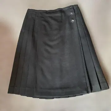 macphee 무릎 기장 스커트 그레이색 뒷면 플리츠