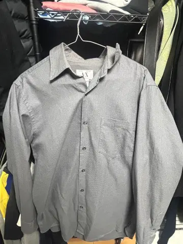 A|X 헤링본 그레이 셔츠