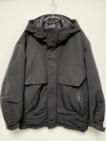 UNIQLO +J 하이브리드 다운 오버사이즈 파카 M 블랙