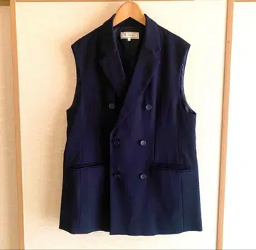 [새상품급] 로페피크닉 슬리브리스 자켓 롱베스트 요시네 쿄코 착용 38