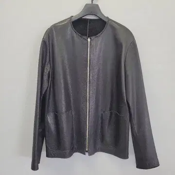 7X7 블랙 가죽 자켓 사이즈 2