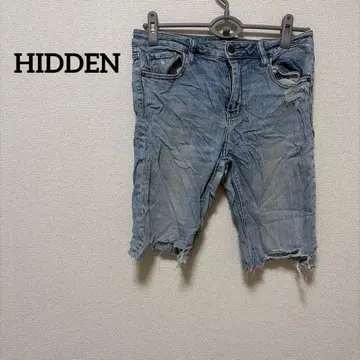 HIDDEN 데님 숏팬츠 라이트 블루 [ M ]