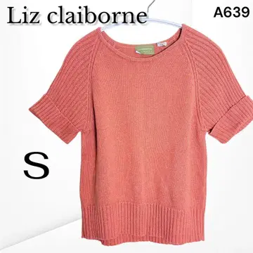 [리즈클레이본] 코튼 반팔 니트 스웨터 고급 성숙 큐트