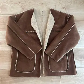 FREAK'S STORE 코듀로이 보아 자켓 브라운