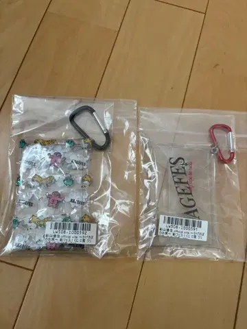 카게야마 유카 카게페스 복권 C상 클리어 파우치 01 02 미사용