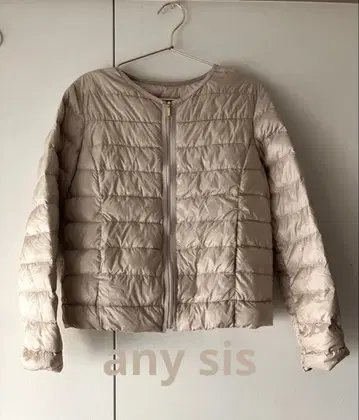 any sis 노카라 다운 자켓