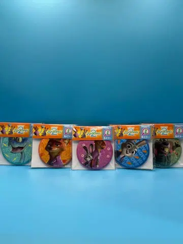 주토피아2 캔 거울 5개 세트