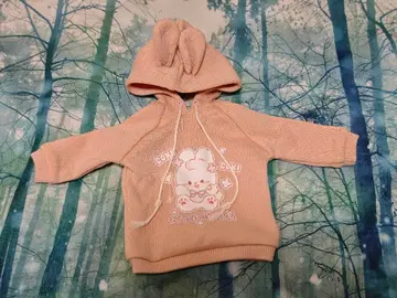 후드티 핑크 토끼 머리를 벗지 않고 입을 수 있음