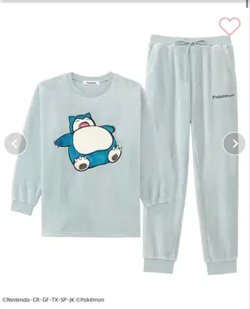 미사용! aimerfeel 카비곤 파자마 세트 스카이블루 L 사이즈