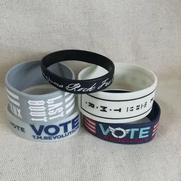 T.M.Revolution 러버 밴드 5개 세트 니시카와 타카노리