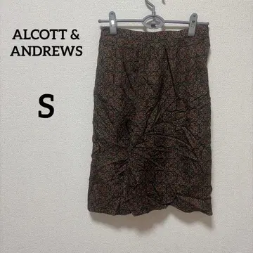 ALCOTT & ANDREWS [ S ] 실크 타이트 스커트