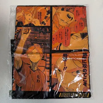 하이큐 스가와라 코시 빅 실루엣 T셔츠 'HEROES' 벌스데이