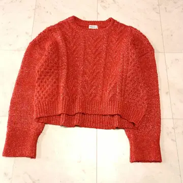 FASHIRU 파실 크롭 니트 스웨터 F