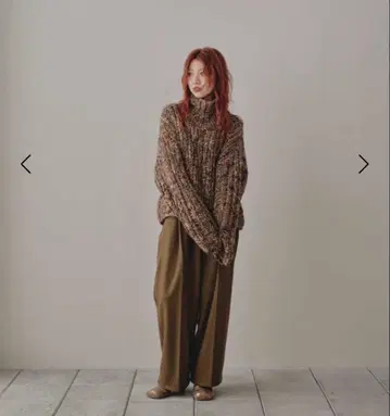 TODAYFUL 멀티 컬러 터틀넥 니트