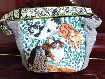 한정품 새상품 맨해트너즈 지퍼 달린 고양이 숄더백