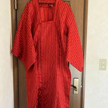 [일본 의류] [실 달린] 도오유코트 빨간색 스트라이프