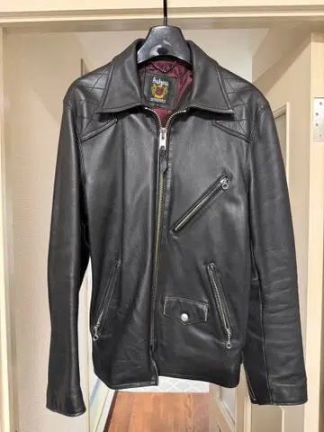 Schott 싱글 라이더 가죽 자켓 블랙