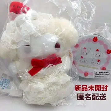 마이멜로디 숏 케이크 마스코트 딸기 휘핑 케이크 캔 케이스 & 씰