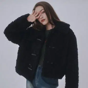 JUST A NOON 푸들 보아 숏 블루종