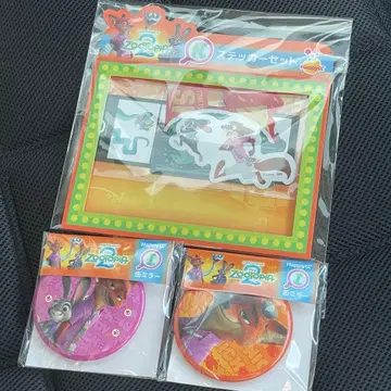 Happy 복권 주토피아2 캔 거울 스티커 세트