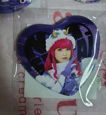 고쥬우쟈 TOS 복권 부케 하트 캔뱃지