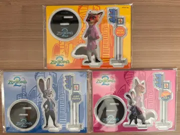 주토피아2 해피 복권 아크릴 스탠드 닉 주디 세트