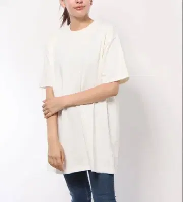 [ 새상품급 ] 멜랑루즈 백 슬릿 빅 실루엣 티셔츠 ( 차콜 )