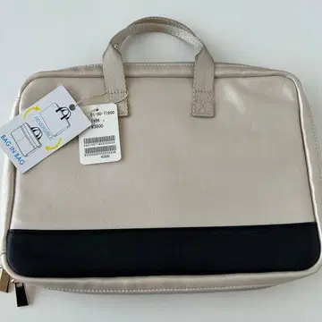 실버와 블랙의 콤비네이션 백