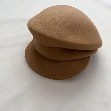 [ 새상품급 ] 펠트 헌팅 캡 햇 카멜 사이즈 조절 가능 헌팅 캡