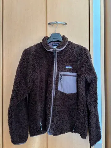 레어 patagonia 남성용 플리스 자켓 M 브라운