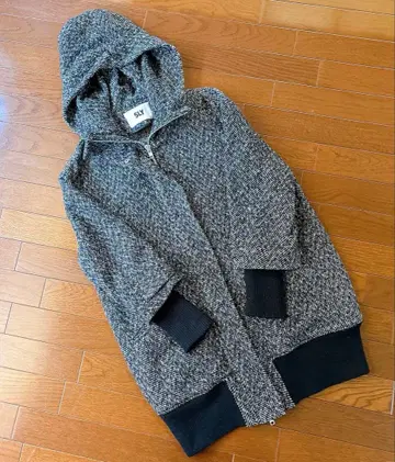 SLY 스라이 트위드 리브 코트