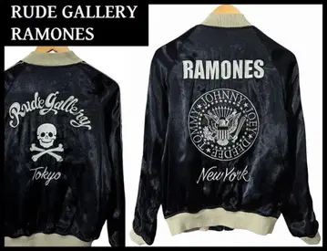 레어 40주년 한정판 라몬즈 루드 갤러리 리버서블 전격 스카잔