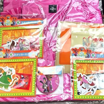 주토피아2 happy 복권 알로하 셔츠 스티커 캔 거울 지퍼 백