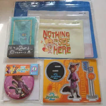 주토피아2 해피 복권 아크릴 스탠드, 멀티 케이스, 캔 거울, 지퍼 백