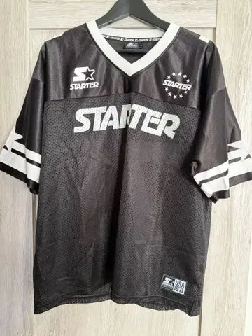 Starter 메쉬 스포츠 셔츠 블랙 71